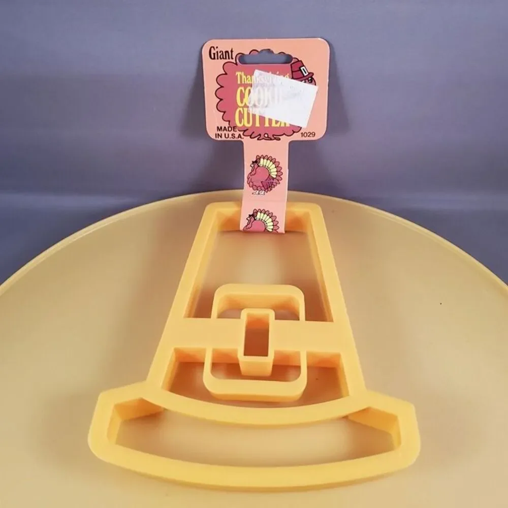 Thanksgiving Pilgrim Hat Cookie Cutter Giant 6 inch Made in USA